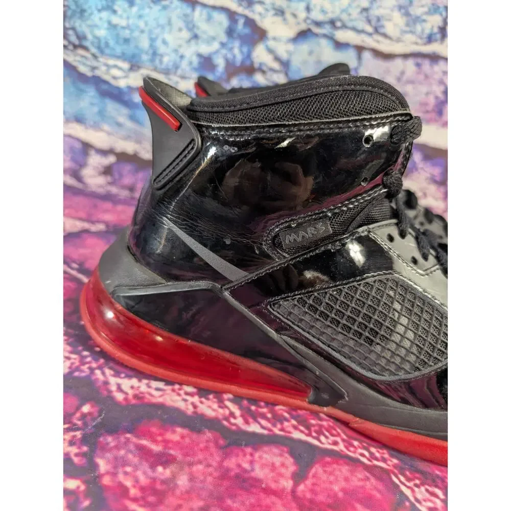 Jordan Mars 270 Bred - CD7070-006 Size 9 Black Red Lace Up Swoosh
